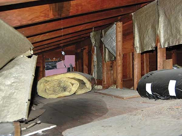Leakage in Attic After Driving Rain